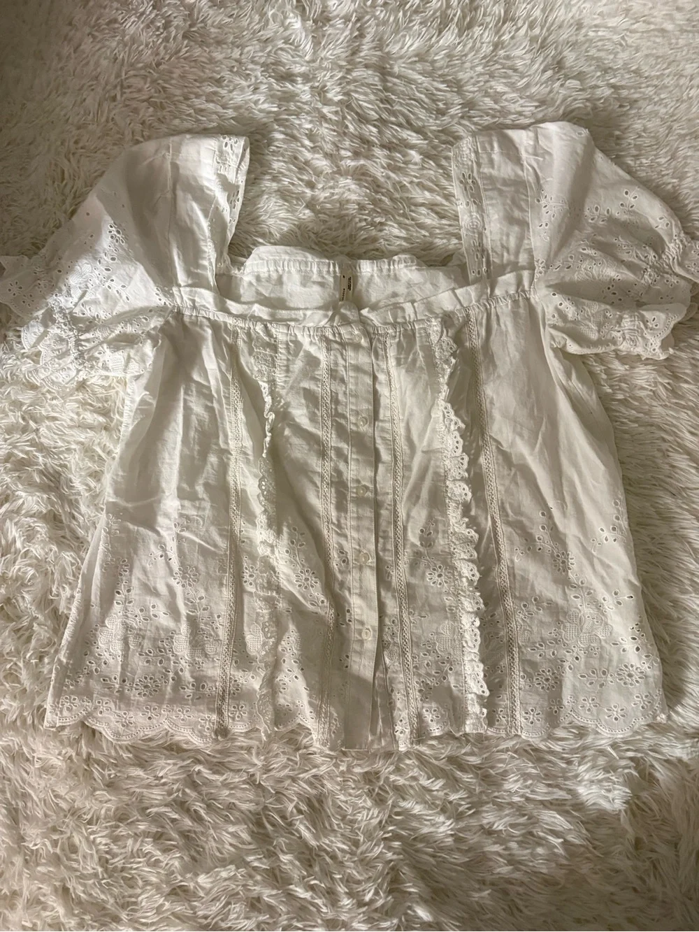 Anthropologie breathable white